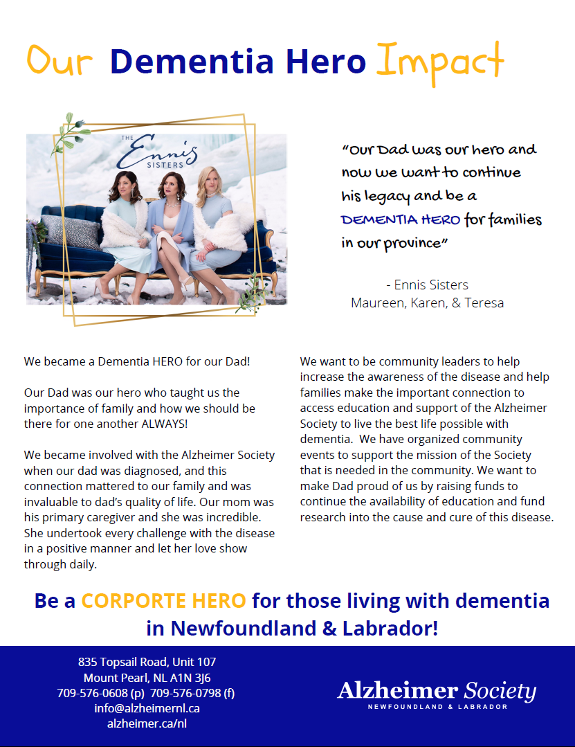 The Ennis Sisters Dementia Heroes