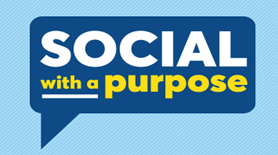 Social with a purpose logo