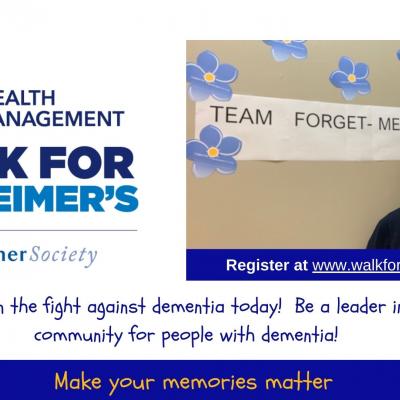 Rogers story- IG Wealth Management Walk for Alzheimer's