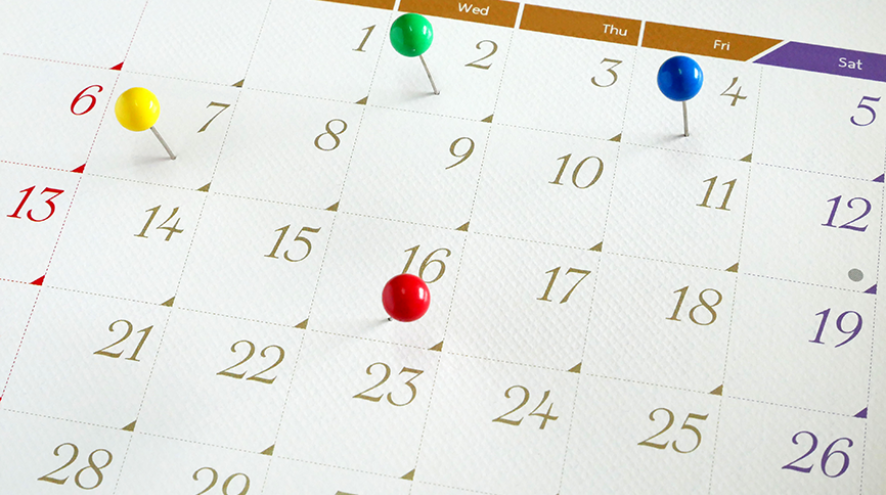 Image of a calendar