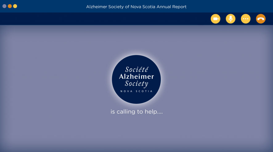 ASNS is calling on a mock video chat