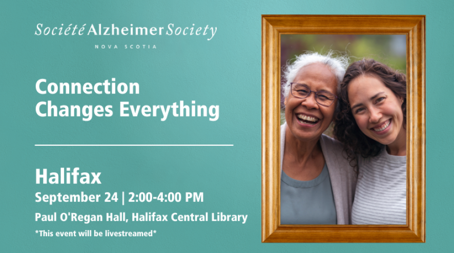 Connection Changes Everything - Halifax, September 24 from 2:00-4:00 PM. Paul O'Regan Hall, Halifax Central Library