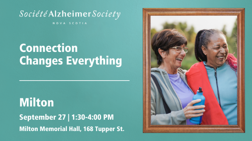 Connection Changes Everything -Milton, September 27 from 1:30-4:00 PM Milton Memorial Hall