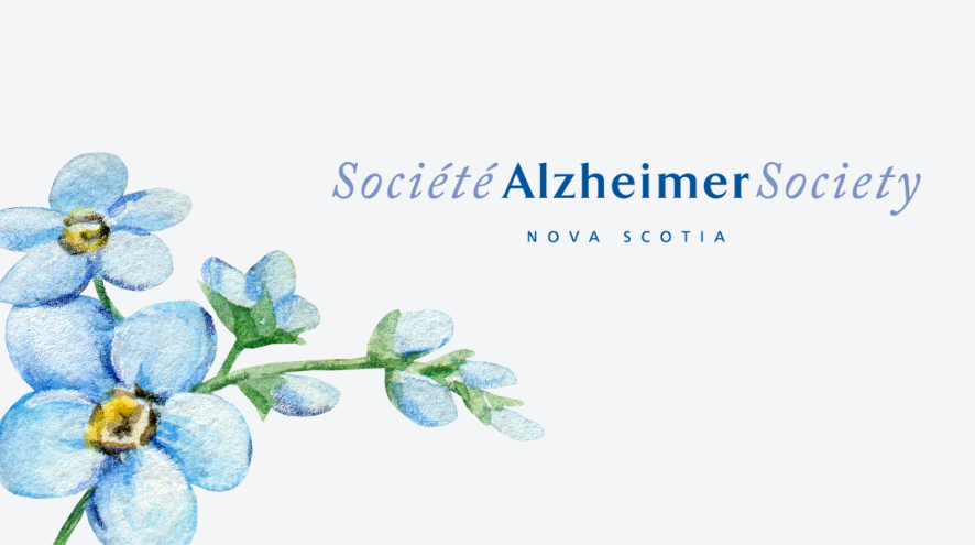 ASNS Logo with Forget Me Not