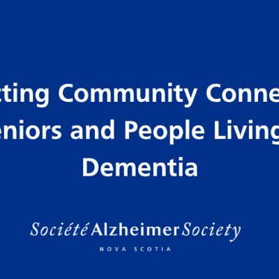 protecting community connections for seniors and people living with dementia