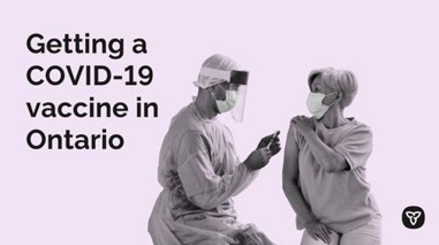Getting a COVID-19 vaccine in Ontario