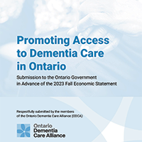 Promoting Access to Dementia Care in Ontario