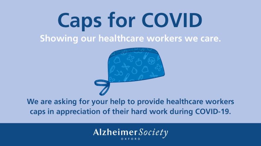Caps for COVID: Showing our healthcare workers we care.