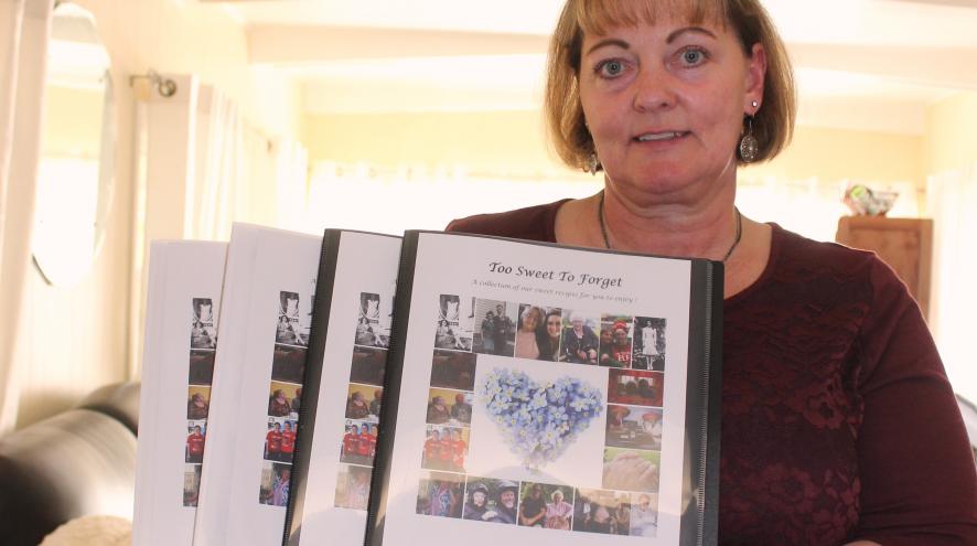 jenine with cookbook