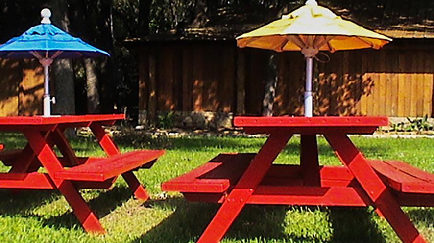 Backyard party.