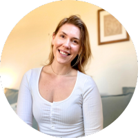 Woman smiling