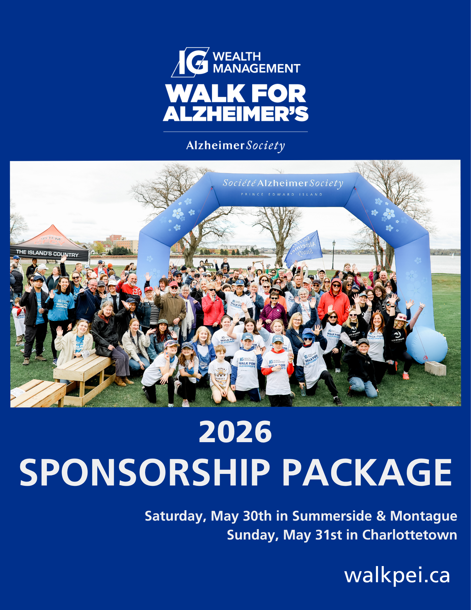 2026 IG Wealth Management Walk for Alzheimer's - Corporate Sponsorship