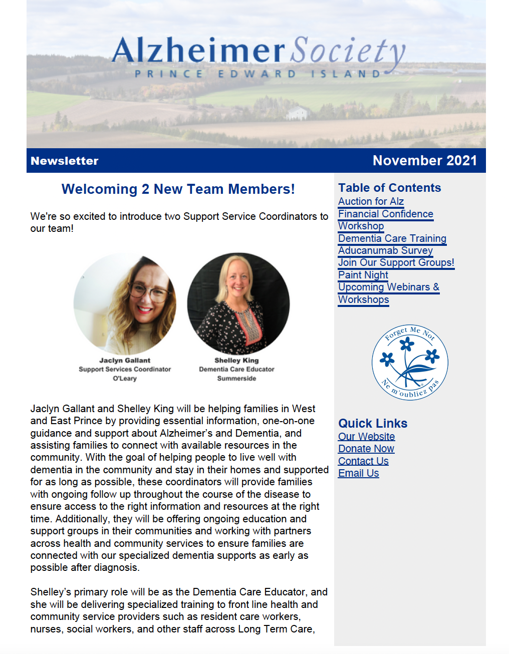 November 2021 Newsletter ASPEI