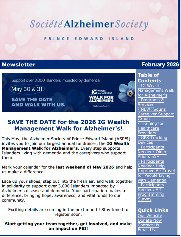 Newsletter cover photo