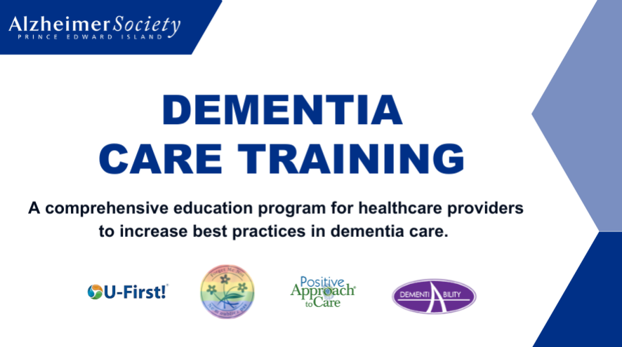Dementia Care Training. A comprehensive education program for healthcare professionals to increase best practices in dementia care.  U-First, Positive Approach to Care, Dementiability, LGBTQ++ 