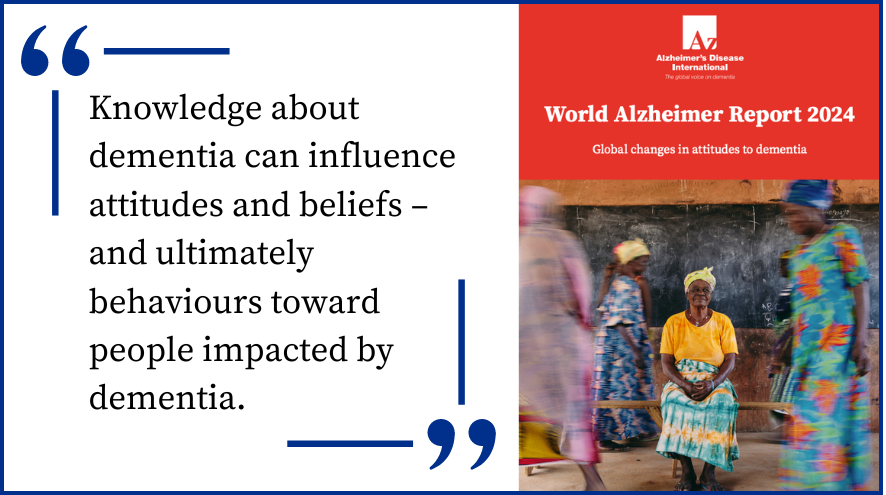 Quote from World Alzheimer Report