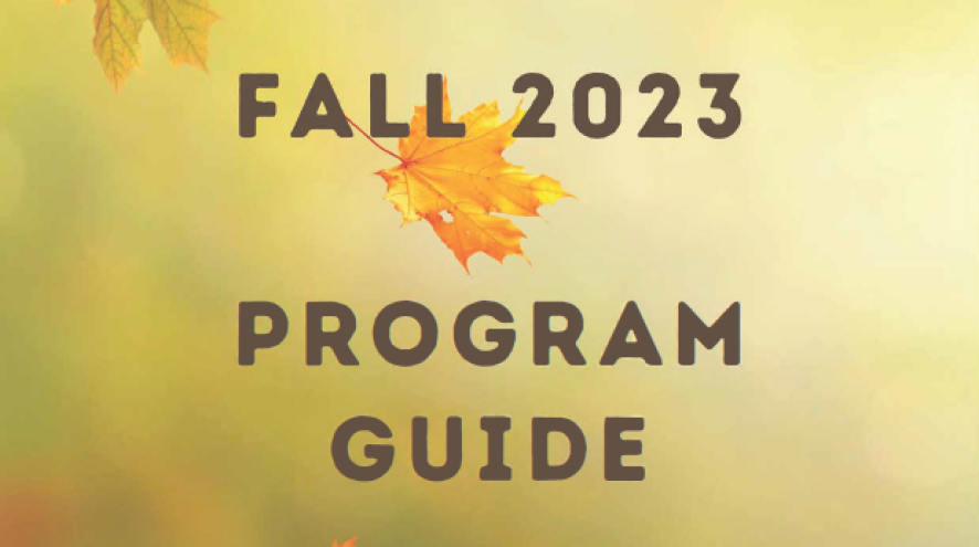 Fall Program Guide Cover 2023