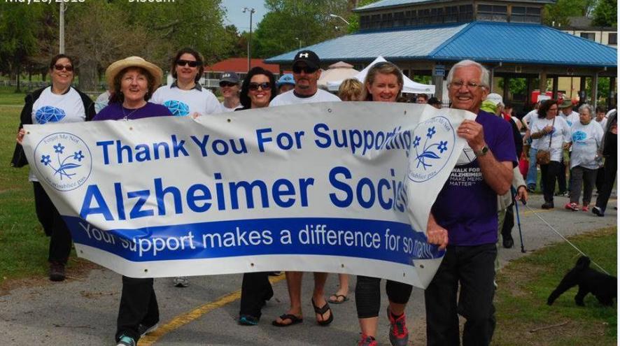 Alzheimer Society Walk Banner