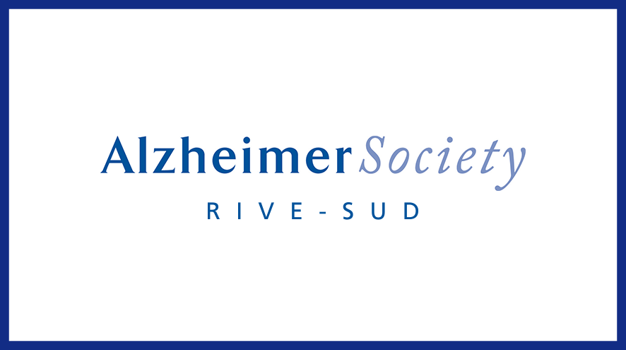Alzheimer Society Rive-Sud Wordmark and Identifier.