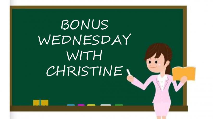 Bonus Wednesday