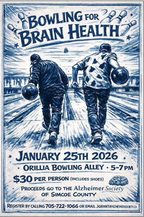 Bowling for Brain Health 2026 poster