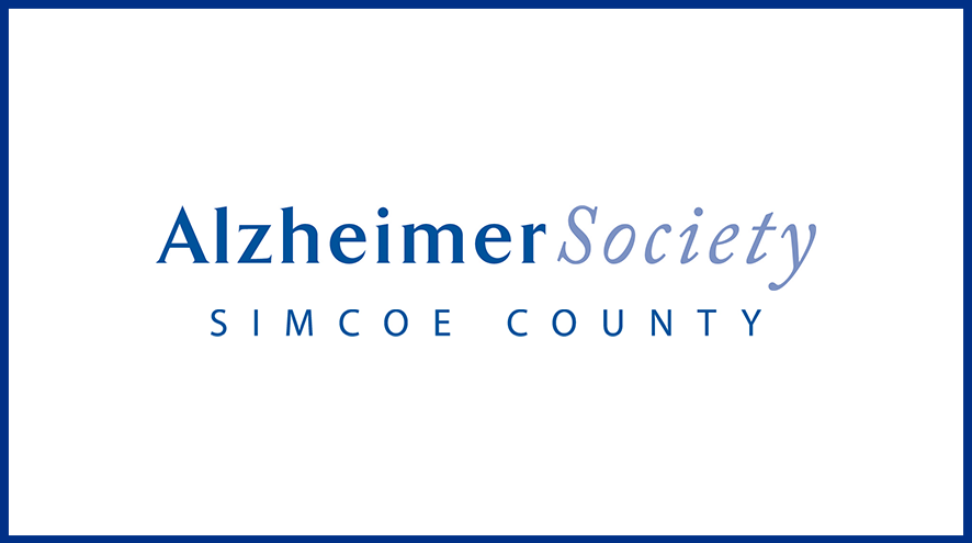 Alzheimer Society of Simcoe County wordmark and identifier.