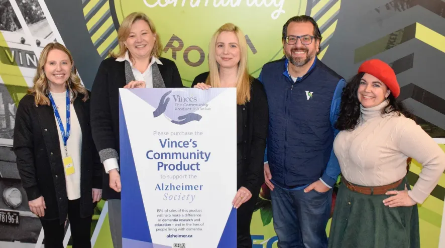 Alzheimer Society partners with Vince's Market