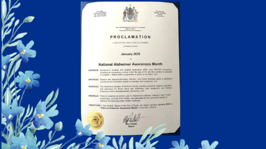 Barrie proclamation