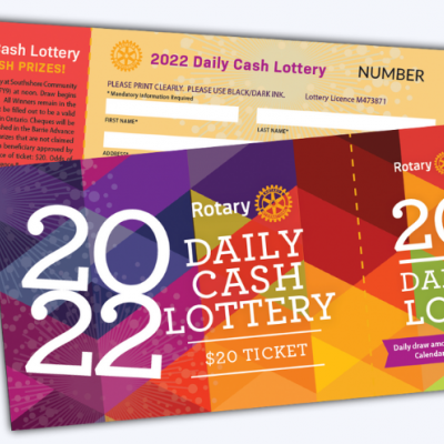 2022 Rotary Daily Lottery & Calendar