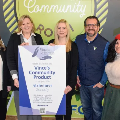 Alzheimer Society partners with Vince's Market