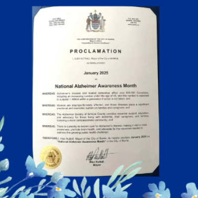 Barrie proclamation
