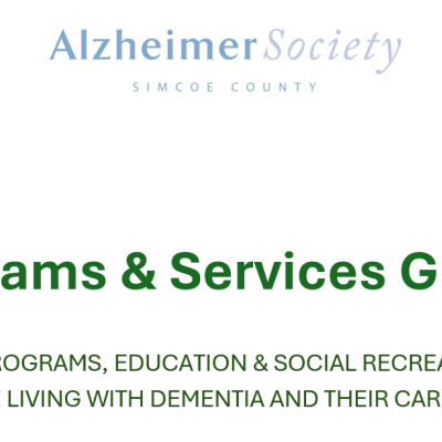 Title page of the Spring Programs and Services Guide 2026