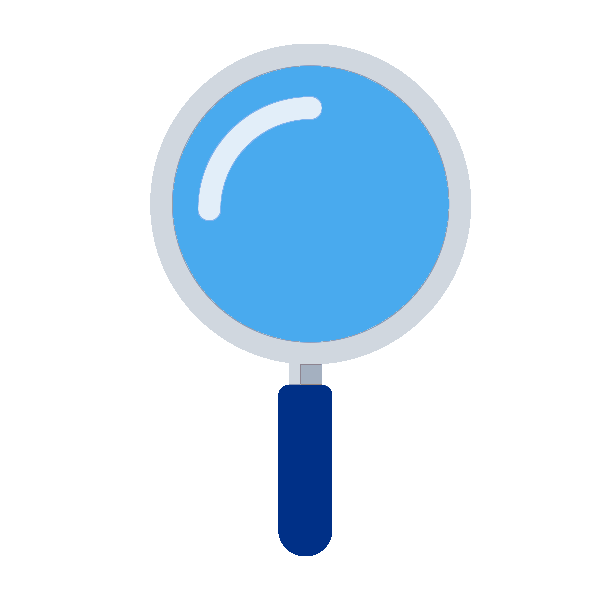 Magnifying glass, representing the New Investigator Operating Grant