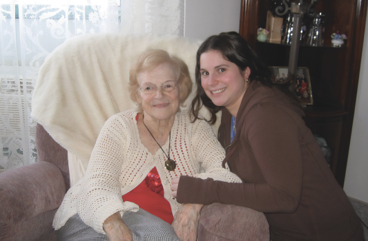 Sara-Michele and her grandmother, Ida