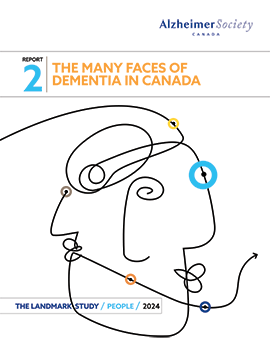 The many faces of dementia in Canada report 2 cover