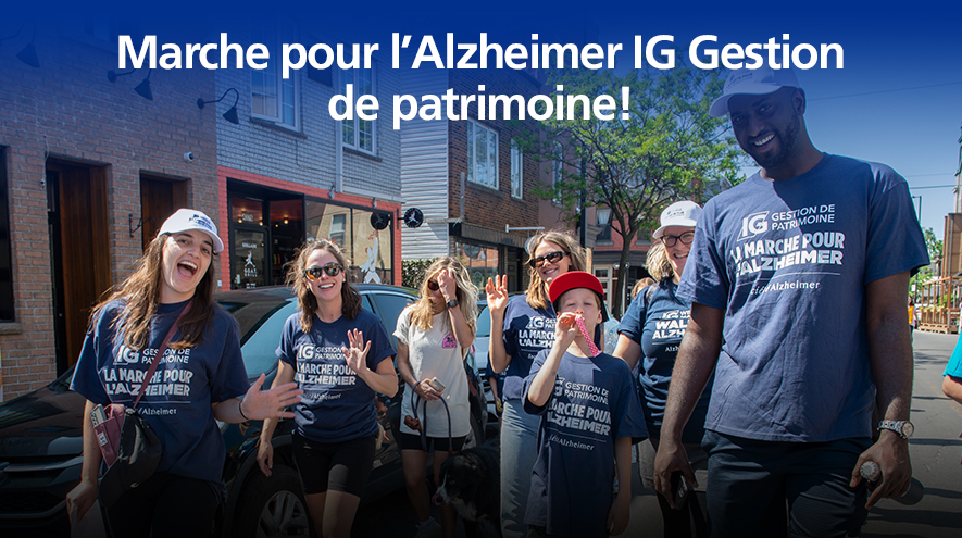 Marche pour l'Alzheimer IG Gestion de patrimoine