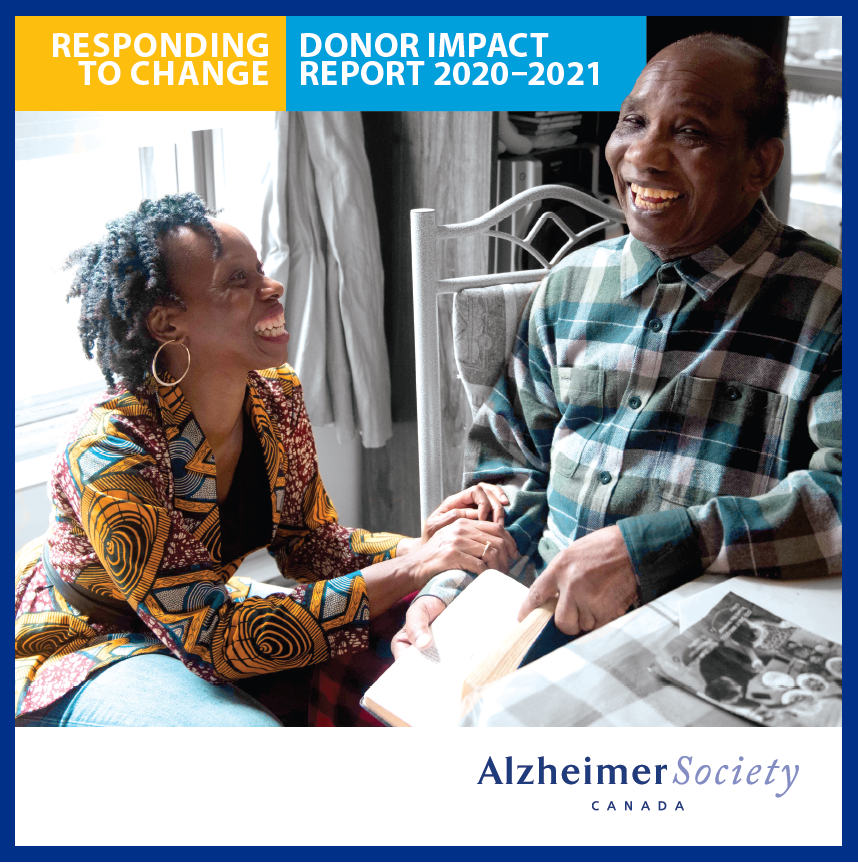 Alzheimer Society of Canada Donor Impact Report 2020-2021 - cover