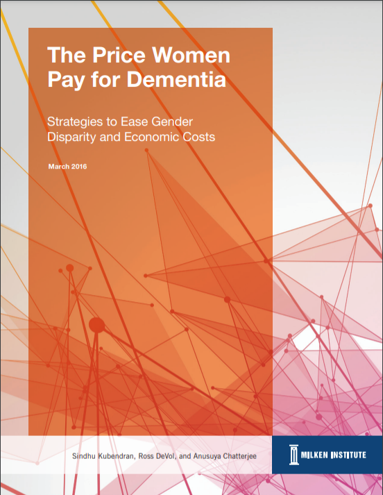Milken Institute: The Price Women Pay for Dementia - cover