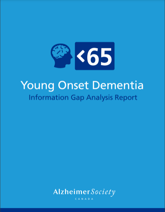 Young onset dementia - Information gap analysis report - cover