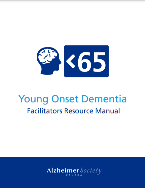 Young onset dementia - Faciliitators resource manual - cover