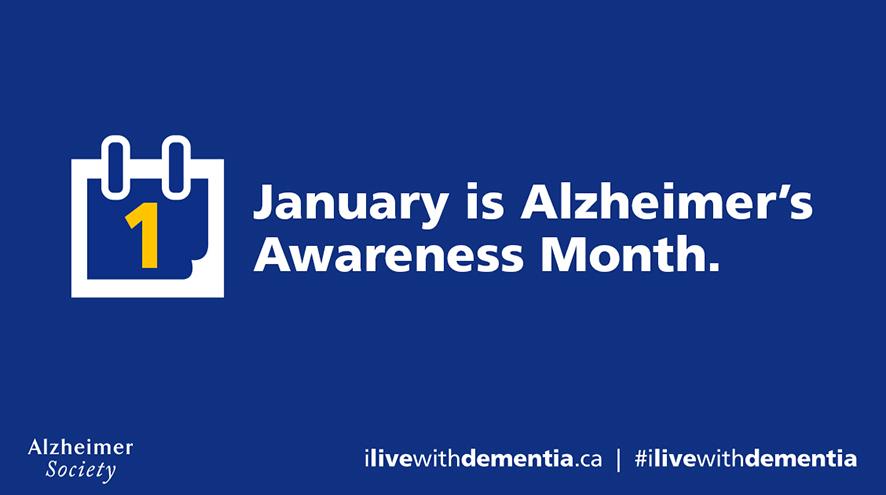 January is Alzheimer's Awareness Month.