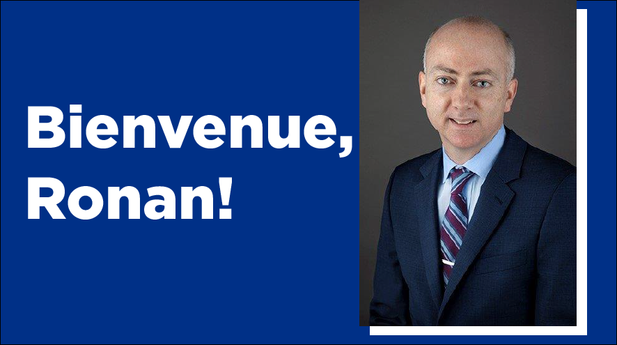 Bienvenue, Ronan!