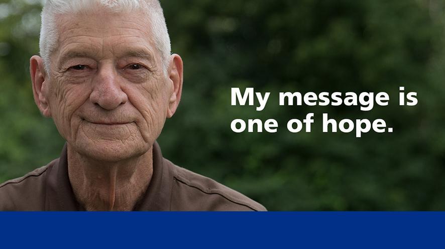 Ron Robert: My message is one of hope.