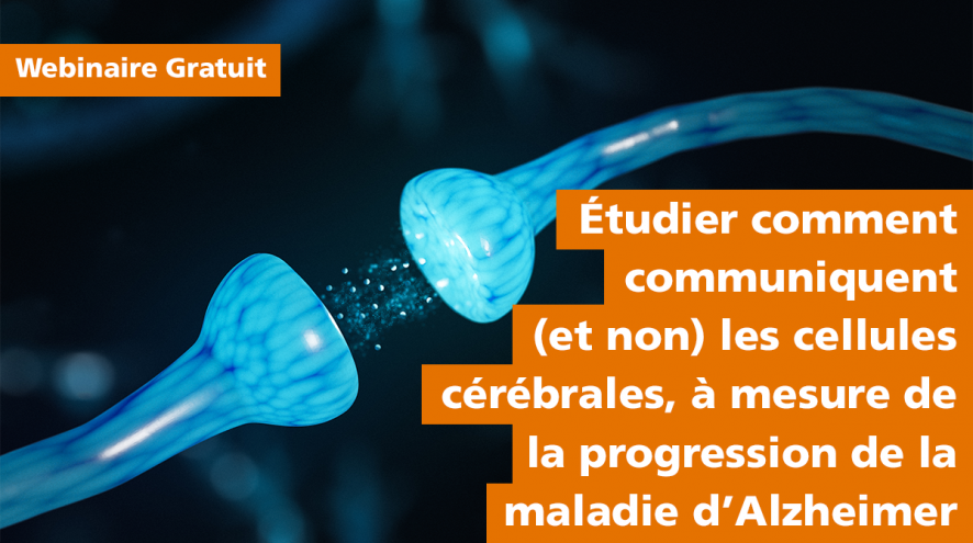 Webinare Gratuit - Étudier comment communiquent (et non) les celleules cérébrales, à mesure de la progression de la maladie d'Alzheimer.