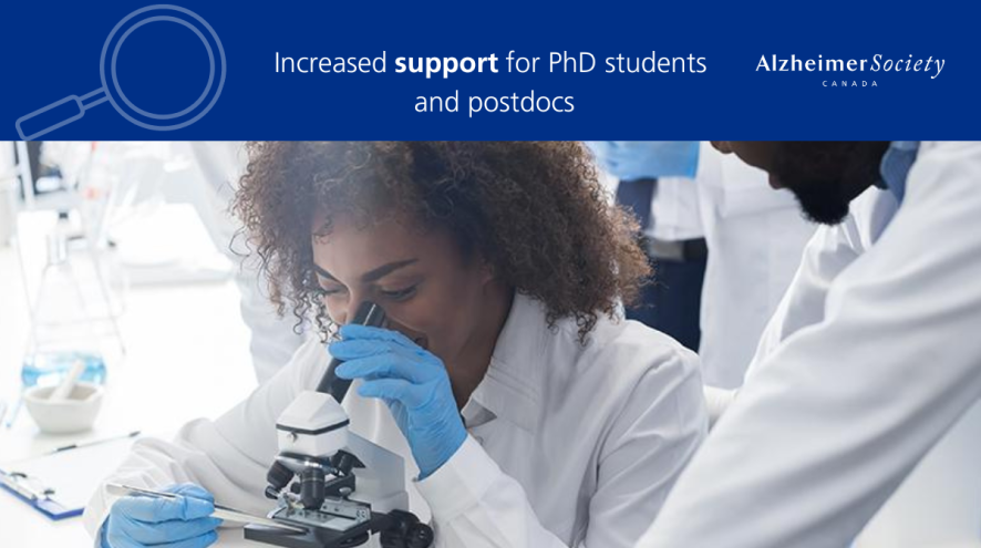 Increased support for PhD students and postdocs