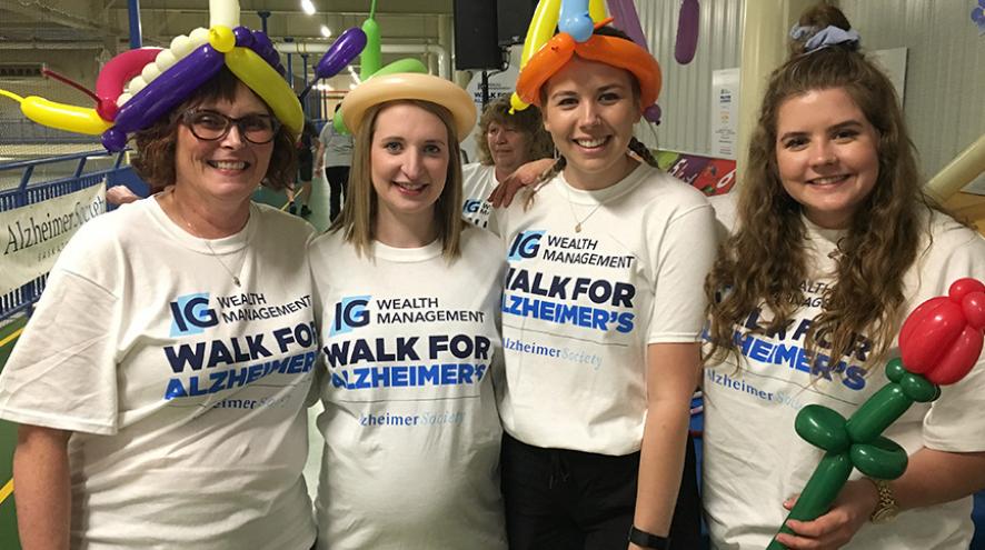 Walk participants Prince Albert