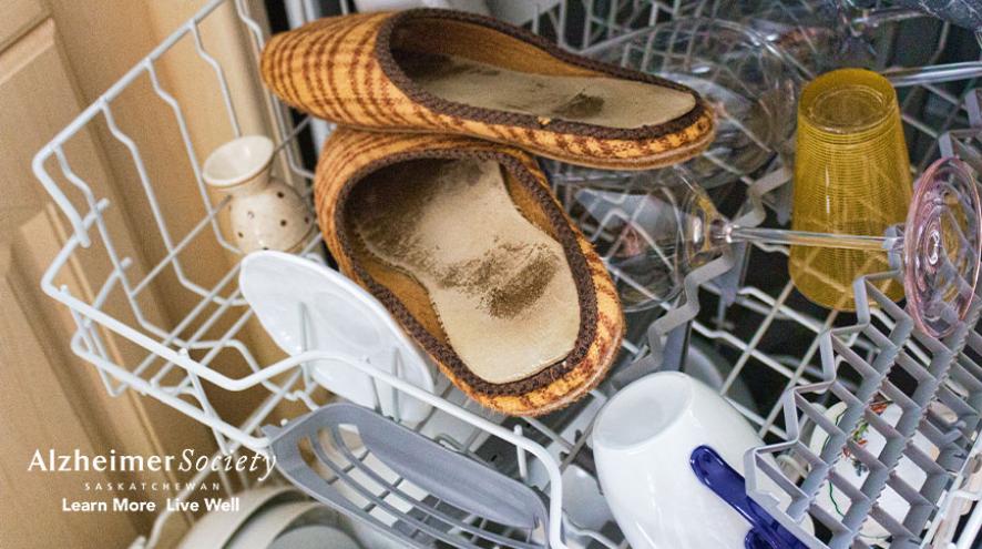 slippers in dishwasher