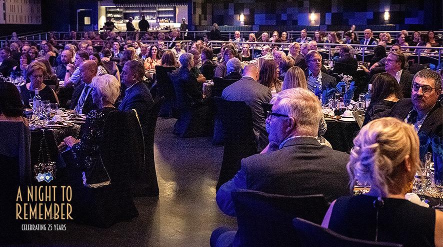 A crowd of our supporters at our 2023 Night to Remember Gala.