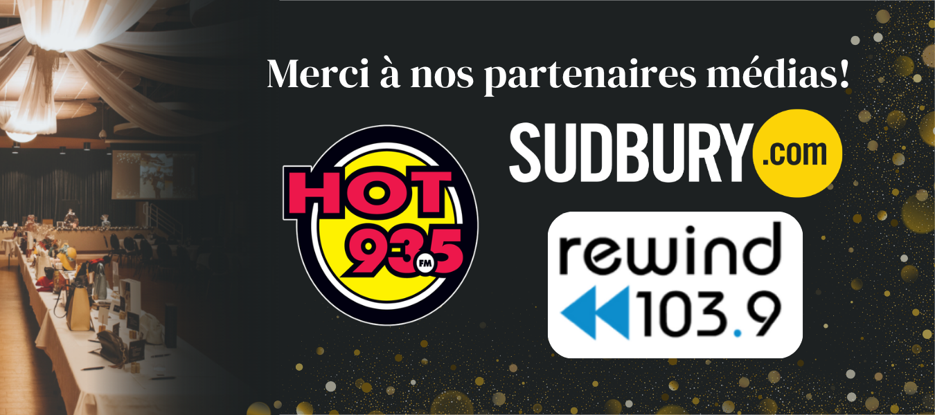 Logos of the Media Sponsors for the 2026 WWP event, including Hot 93.5, Rewind 103.9 and Sudbury.com