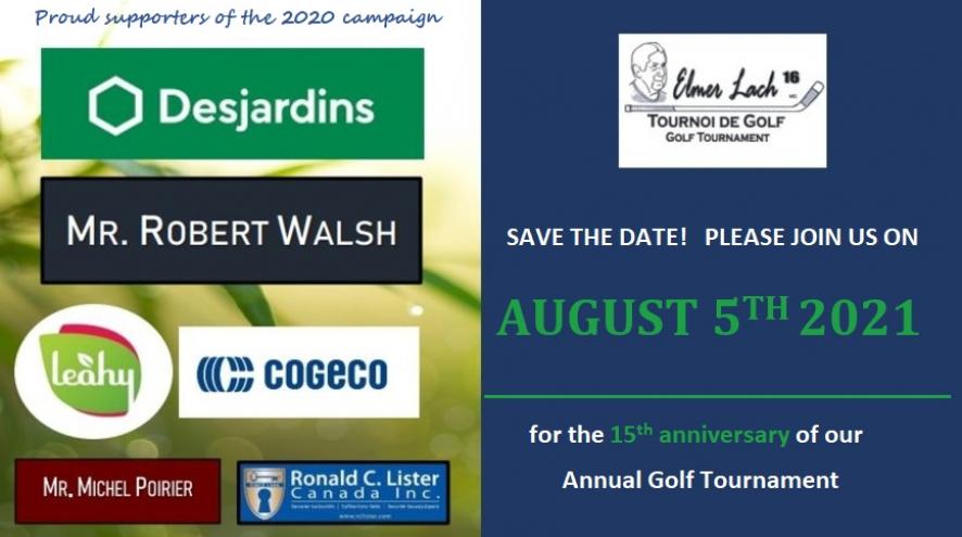 Supporters of the 2020 golf campaign